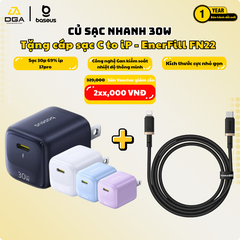 Củ Sạc Nhanh Baseus EnerFill FN22 30W (1*Type-C port, iPhone / iPad / Samsung)