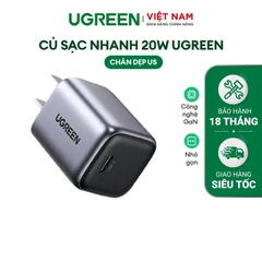 Củ sạc UGREEN Nexode 20W USB-C PD GaN Fast Charger 90902 15328