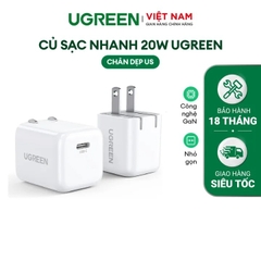 Củ sạc UGREEN Nexode 20W USB-C PD GaN Fast Charger 90902 15328