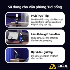 Đế sạc không dây USAMS CD181 15W 3in1