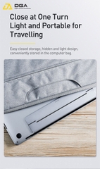 Đế tản nhiệt dạng xếp, siêu mỏng Baseus Papery Notebook Holder