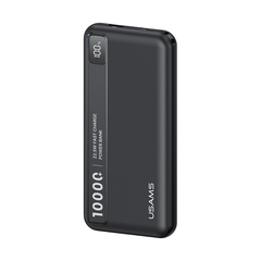 Pin Dự Phòng USAMS CD263 10000mAh 22.5W (1*Type-C + 1*USB-A port, Digital Display, 3C Certification)