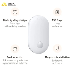 Đèn cảm ứng chuyển động thông minh Baseus Sunshine series human body Induction Entrance light