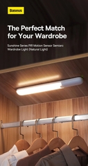 Đèn Cảm Ứng Thông Minh Baseus Sunshine Series PIR Motion Sensor Semiarc Wardrobe Light