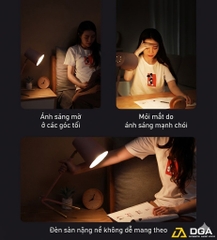 Đèn LED đọc sách kẹp bàn Baseus Comfort không dây cảm ứng pin sạc