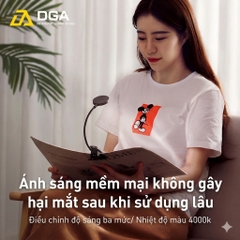 Đèn LED đọc sách kẹp bàn Baseus Comfort không dây cảm ứng pin sạc