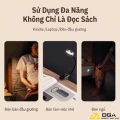 Đèn LED đọc sách kẹp bàn Baseus Comfort không dây cảm ứng pin sạc