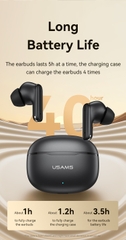 Tai Nghe Bluetooth TWS USAMS Echo E05 (Bluetooth v6.0, 3.5H, 3D Surround Stereo Sound, Low latency)