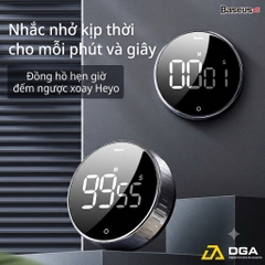Đồng hộ hẹn giờ đếm ngược Baseus Heyo Rotation LED Countdown Timer