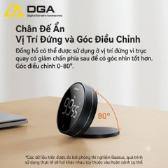 Đồng hộ hẹn giờ đếm ngược Baseus Heyo Rotation LED Countdown Timer