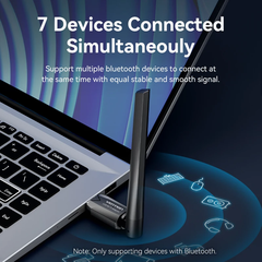 USB Wi-Fi + Bluetooth Tốc độ cao VENTION KDU/KDT ( WiFi Dual Band + Bluetooth5.0)