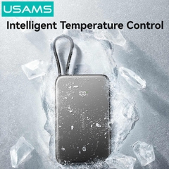 Pin sạc dự phòng USAMS CD227 20W Ultra-thin Magnetic Digital Display Power Bank With Type-C Cable - XJ Series 5000mAh