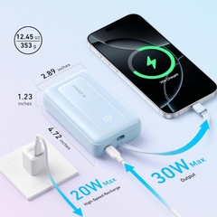 Pin Sạc Dự Phòng Anker Zolo 1C1A 30W 20.000mAh tích hợp cáp sạc - A1689