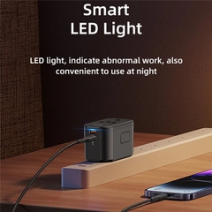 Củ sạc du lịch đa năng USAMS CC179 T59 20W Dual USB +Type-C Universal Travel Charger (US/AU/UK/EU) black ( CC179TC01 )