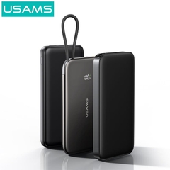 Pin sạc dự phòng USAMS CD227 20W Ultra-thin Magnetic Digital Display Power Bank With Type-C Cable - XJ Series 5000mAh
