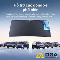 Dù Che Nắng Cửa Kính Trước Có Thể Xếp Lại Dùng Cho Xe Ô Tô Baseus GoTrip DT1 (Self-developed BSC Cooling Tech, >99.95% UV Blocking Rate, UPF2000+ Sun Protection)