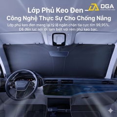 Dù Che Nắng Cửa Kính Trước Có Thể Xếp Lại Dùng Cho Xe Ô Tô Baseus GoTrip DT1 (Self-developed BSC Cooling Tech, >99.95% UV Blocking Rate, UPF2000+ Sun Protection)