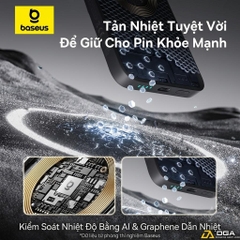 Pin sạc dự phòng Baseus EnerFill FM11 Ultra-Mini Magnetic Power Bank 10000mAh 22.5W (CCC / 3C Certification, Includes Simple Cable Type-C to Type-C 20V/3A 30cm)