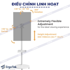 Giá Treo Tivi Di Động Ergotek E2190 (17-35 inch) - Xoay 360 độ