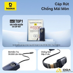 Pin Dự Phòng Baseus EnerCore CR11 10000mAh 45W (1*Type-C port, with Type-C Retractable Cable, Digital Display)