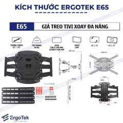 Giá treo Tivi xoay đa năng Ergotek E65 32-75inch