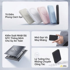 Pin sạc dự phòng Baseus EnerFill FM11 Ultra-Mini Magnetic Power Bank 10000mAh 22.5W (CCC / 3C Certification, Includes Simple Cable Type-C to Type-C 20V/3A 30cm)