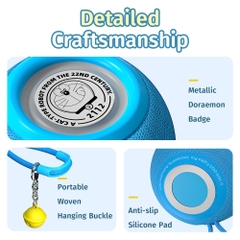 Loa Bluetooth ROCK Doraemon Fabric Art Bluetooth Speaker