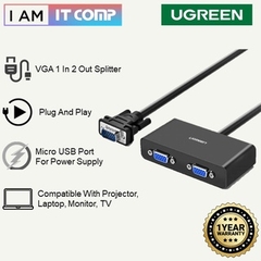 UGREEN 1*2 VGA splitter 20918