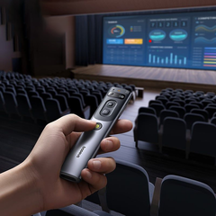 Bút Trình Chiếu Thông Minh Baseus Orange Dot AI Voice (AI-Powered Voice-to-Text, Dual-Laser, 4G & Bluetooth Connection, 100m Laser Distance)