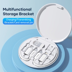 Hộp Cáp Sạc Đa Năng ROCK Multifunctional Storage Bracket Set (Tích Hợp Bộ Đầu chuyển, PD 60W)