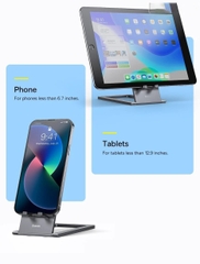 Giá Đỡ Điện Thoại Và Máy Tính Bảng Xếp Gọn Baseus Foldable Metal Desktop Holder