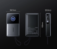 Sạc dự phòng Joyroom PR1 sạc nhanh 22.5W dung lượng 10000mAh tích hợp dây sạc rút di động gọn nhẹ