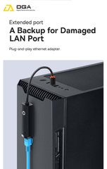 Hub Chuyển Đổi Kết Nối Baseus Lite Series Ethernet Adapter Type C to RJ45 LAN Port