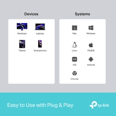 Hub Mở Rộng Đa Năng 3-in-1 TP-LINK UH3020C (Type-C to HDMI4K@60Hz + USB-A 3.0 5Gbps + 1*Type-C PD100W)