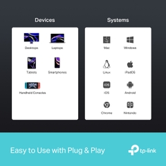 HUB Mở Rộng Đa Năng 6-in-1 TP-LINK UH6120C (Type-C to HDMI4K@60Hz + 2*USB-A 3.0 5Gbps + Type-C 3.0 5Gbps + 1*Type-C PD100W + 1*RJ-45 1Gbps)