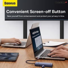 Baseus UltraJoy Series 5-Port HUB Docking Station Space Grey（Type-C to HDMI4K@30Hz*1+USB 3.0*3+PD*1)