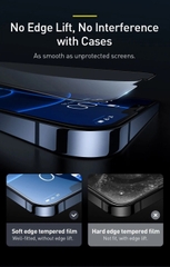 Kính cường lực Baseus 0.23mm curved-screen tempered glass screen protector with crack-resistant edges