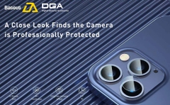 Kính cường lực chống trầy Camera Baseus Gem Camera Lens Protective Film dùng cho iPhone 12 Series