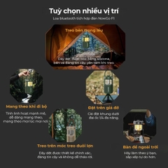 Loa Bluetooth NowGo F1 Camping Lamp Speaker 20W (Bluetooth 5.3, 11H, Loa tích hợp đèn Camping)