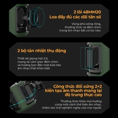 Loa Bluetooth NowGo F1 Camping Lamp Speaker 20W (Bluetooth 5.3, 11H, Loa tích hợp đèn Camping)