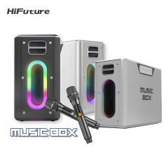 Loa Karaoke di động HiFuture MusicBox 100W (Kèm 2 Micro wireless)