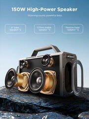 Loa không dây bluetooth Joyroom MW03 150W karaoke speaker kèm mic hát