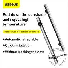 Màn kéo che nắng cửa kính trước dùng cho xe ô tô Baseus Auto Close Car Front Window Sunshade