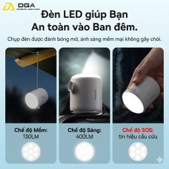 Máy Bơm Hơi Mini Kiêm Hút Chân Không Baseus PocketGo Portable (230L/min, 3500Pa)