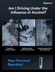 Máy đo nồng độ cồn tự động Baseus SafeJourney Pro Series Breathalyzer (màn hình LED USB)