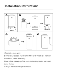 Máy Lọc Không Khí Siêu Phân Tử Baseus Formaldehyde Purifier Phun Sương Nano Loại Bỏ Formaldehyde