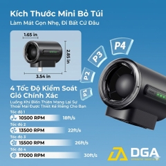 Mô đun quạt tốc độ cao dùng thêm cho pin dự phòng AECOOLY Air Mate (17000RPM, 4-Speed Level Adjustment)