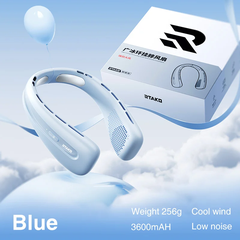 Quạt mini đeo cổ RTAKO N03 Wide Ice Ring Hanging Neck Fan 3600mah (3-Gear)