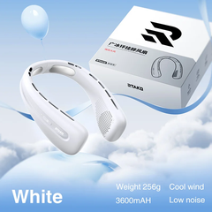Quạt mini đeo cổ RTAKO N03 Wide Ice Ring Hanging Neck Fan 3600mah (3-Gear)
