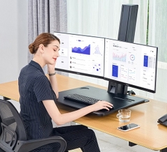 Giá treo gắn bàn 2 LCD NB S100 (22-27